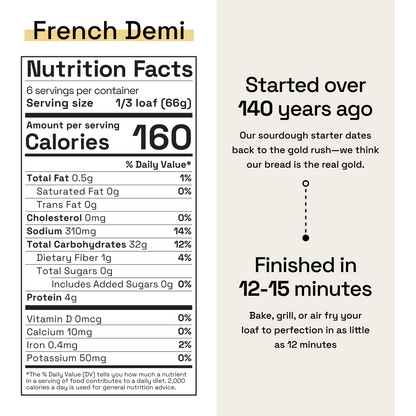 French Demi Baguette
